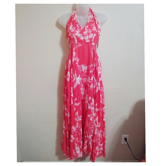 Free People Lille Printed Tie-Back Maxi Dress Size Medium - Picture 3 of 7